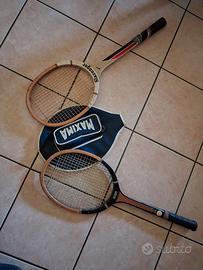 racchette da tennista vintage 