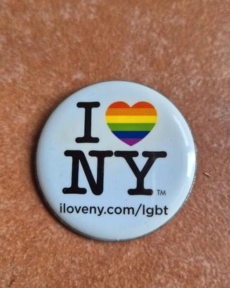 Spilla "I Love NY" New York LGBTQ+ Edition