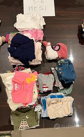 Stock vestiti bimbo/bimba 3-6 mesi