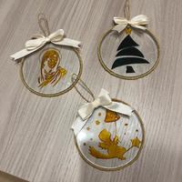 Sfere di natale in vetro