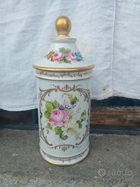Antico recipiente ceramica Meissen