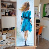 Quadro dipinto a mano - tecnica mista su tela