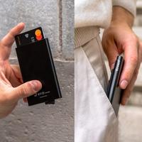 Portafoglio Slim "Bronzi" RFID e portamonete