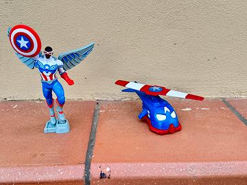 Capitan America piu elicottero