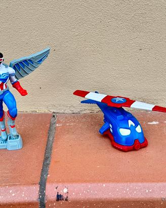 Capitan America piu elicottero