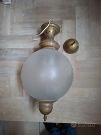 Lampadario vintage a sospensione, stile liberty 2
