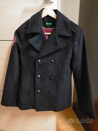 Cappotto corto doppiopetto in misto lana UCB