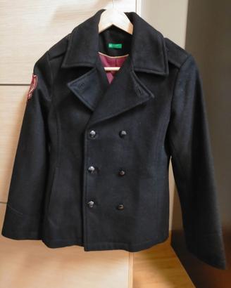 Cappotto corto doppiopetto in misto lana UCB