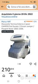 Oscurante termico camper
