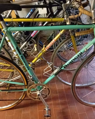 bici corsa bianchi rekord colnago legnano