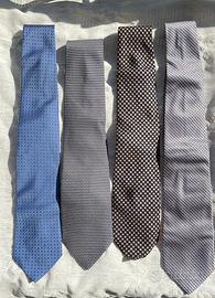 4 cravatte firmate Zegna e Ferré Made in Italy