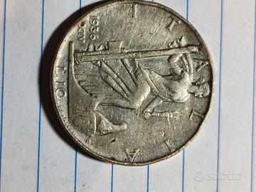 10 lire argento impero 1936