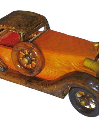 AUTO MODELLO LEGNO ANNI 70