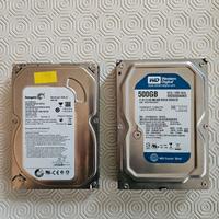 BUNDLE 2 x 500 HARD DISK HDD SATA