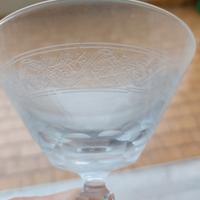 Bicchieri anni 60 cristallo