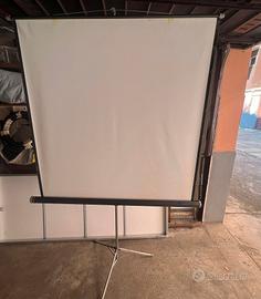 Schermo da proiezione Record con treppiede