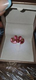 set di bracciali orecchini e anello