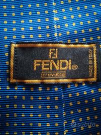 cravatta Fendi vintage seta