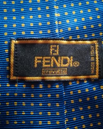 cravatta Fendi vintage seta