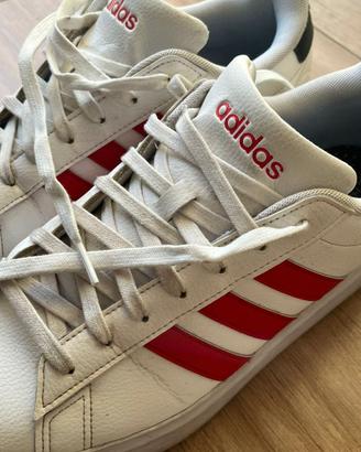 Adidas Sneakers Grand Court 2.0 bianche