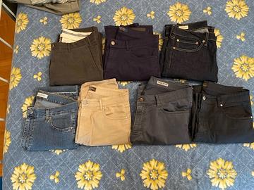 STOCK 7 Pantaloni Uomo - Levi’s, Trussardi, Gant