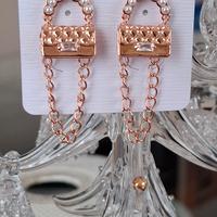 Orecchini fashion oro rosa