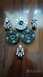 Spinner Lego Ninjago + Wyplash, Kruncha, Bonezai