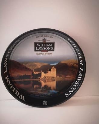 Vassoio William Lawson's Scotch Whisky – Metallo