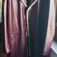 Giacca vintage in vera pelle