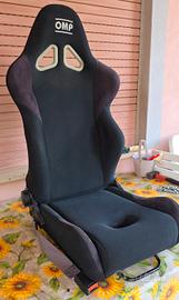 Sedile sportivo OMP tessuto/alcantara