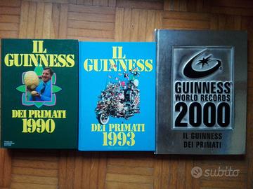 Libri "Guinness dei primati" 1990-1993-2000