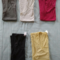 5 canotte sportive donna Domyos, TG S/M