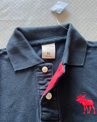 T-shirt blu ragazzo Abercrombie & F