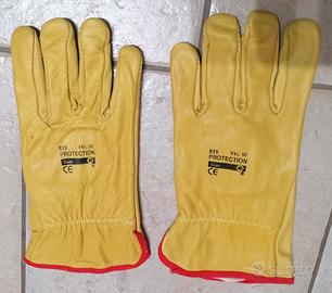 guanti da lavoro in pelle tg 10 invernali 