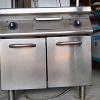 Piastra ALPENINOX Elettrica Fry Top Professionale