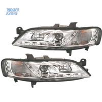 FARI OPEL VECTRA B 99-02 LUCE DIURNA LED FONDO CRO
