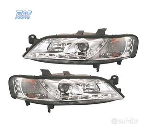 FARI OPEL VECTRA B 99-02 LUCE DIURNA LED FONDO CRO