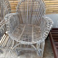 Poltrone e divano vimini