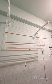 Stendibiancheria da soffitto / parete a carrucola