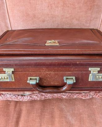 Valigetta Vintage 24 ore in Cuoio e Pelle naturale
