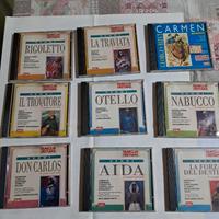 9 cd Giuseppe verdi e Carmen da collezione Famigli