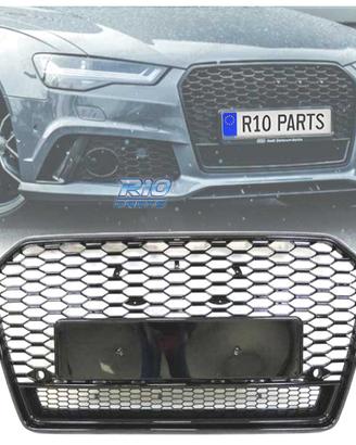 GRIGLIA PER AUDI A6 16- LOOK RS6 II NERO
