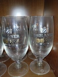 Set 6 Calici Birra Paulaner München Pils 0,4 L