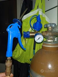 Erogatore elio professionale con molla