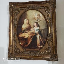 Quadro stile Classico/Religioso-cornice barocca