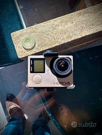 GoPro 4 Hero Silver con bracket per moto + batt.