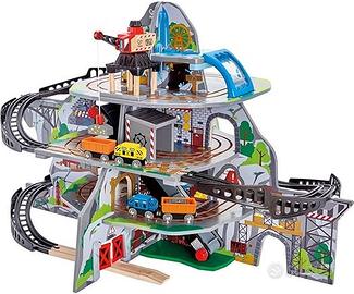 Hape Mega Miniera Montana - Set di gioco ferroviar