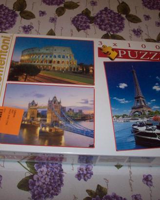 Clementoni puzzle 3×1000 Londra Roma Parigi 08003