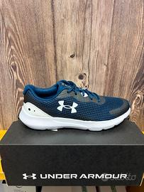 Under Armour scarpe uomo sportive running blu 45