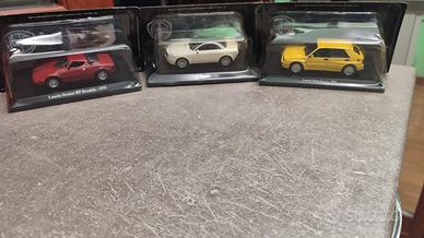 Lotto 3 Lancia Stratos Fulvia Delta Hachette 1:43